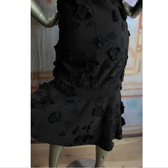 NWT Marc Jacobs Couture Floral Applique Dress - Picture 7 of 8